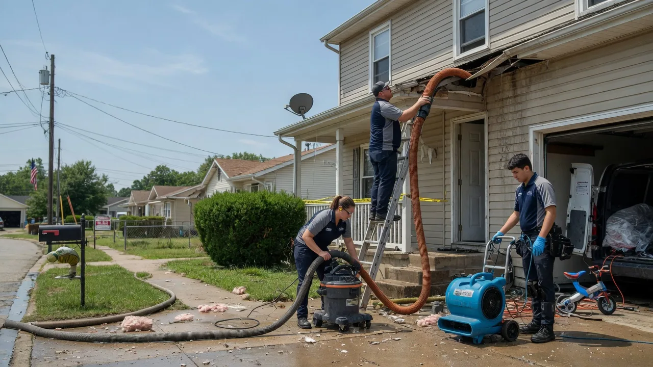 Water Damage Restoration in De Mossville, KY near me